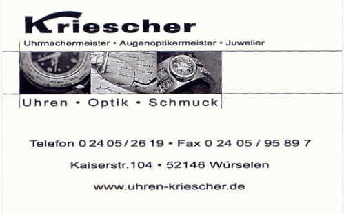 Uhren Kriescher