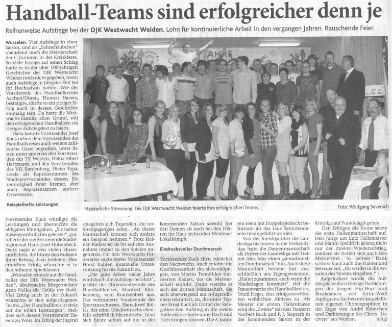 Handball-Teams sind erfolgreicher denn je